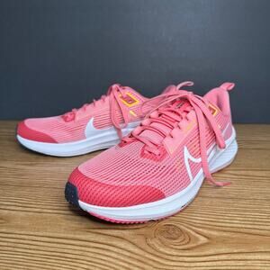 Nike Zoom Pegasus 40 Running Shoes Sneakers Big Kids Girls Sz 6.5 Youth Coral